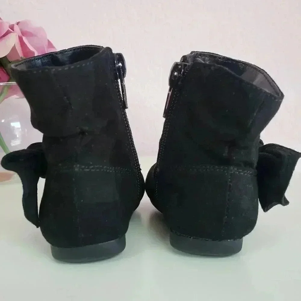 Wonder Nation Toddler Girl Bow Slouch Boot Size 2